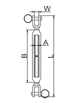 雙叉型開(kāi)體花籃螺絲標(biāo)注